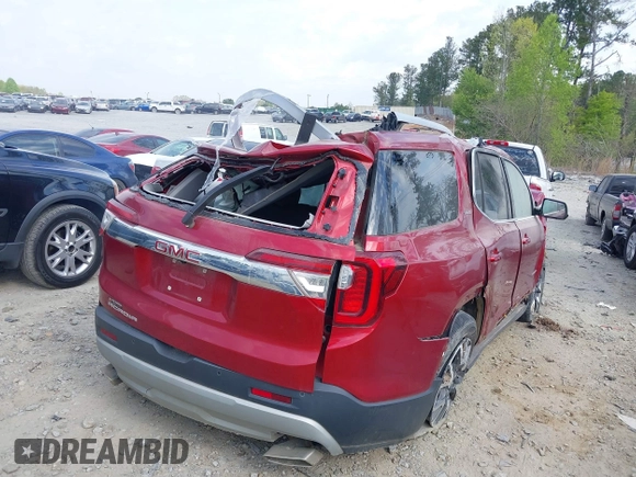 2021 GMC Acadia SLE with VIN 1GKKNKLS2MZ156078, listed as a IAAI auction lot 39121753 with Not Provided miles and . Bid and sale history available at DreamBid. Image 4.