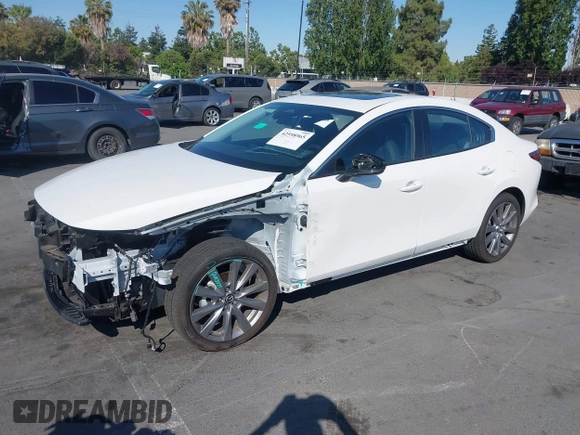 2024 Mazda 3 S Preferred with VIN 3MZBPACM4RM425897, listed as a IAAI auction lot 42598965 with 3,605 mi miles and . Bid and sale history available at DreamBid. Image 2.