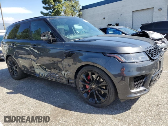 2022 Land Rover Range Rover Sport HST with VIN SALWS2RU8NA207459, listed as a Copart auction lot 49181275 with 29,877 mi miles and Salvage title. Bid and sale history available at DreamBid. Image 4.