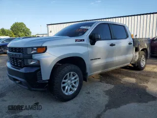 2021 Chevrolet Silverado 1500 Work Truck with VIN 1GCUYAEF1MZ189238, listed as a Copart auction lot 62217434 with Not Provided miles and Salvage Title. Bid and sale history available at DreamBid. Image 1.