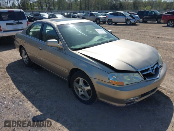 2003 Acura TL with VIN 19UUA56663A047024, listed as a IAAI auction lot 41995219 with 225,464 mi miles. Bid and sale history available at carsss.com. Image 1.