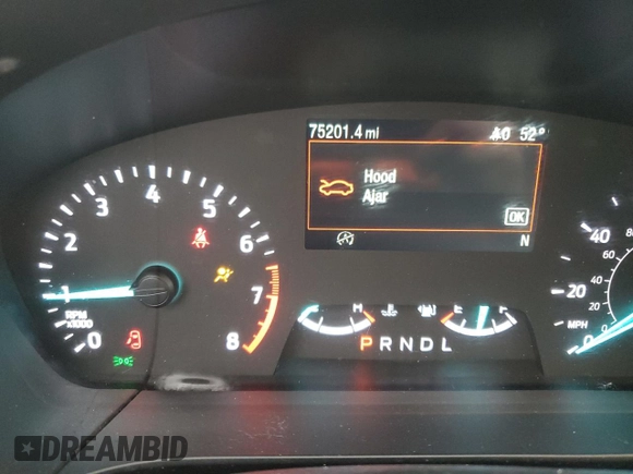 2022 Ford Escape SE with VIN 1FMCU9G64NUA44076, listed as a Copart auction lot 81164444 with 75,201 mi miles and Non Repairable. Bid and sale history available at DreamBid. Image 9.