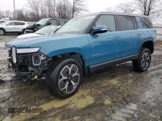 2024 Rivian R1S Adventure with VIN 7PDSGABA1RN031444, listed as a Copart auction lot 43312765 with 0 mi miles and Salvage Title. Bid and sale history available at carsss.com. Image 1.