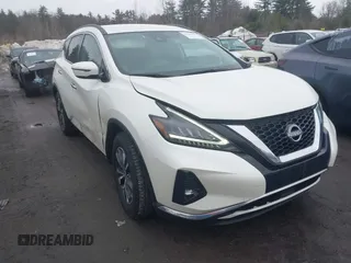 2023 Nissan Murano SV with VIN 5N1AZ2BJ8PC140099, listed as a IAAI auction lot 41725119 with 34,366 mi miles. Bid and sale history available at carsss.com. Image 1.