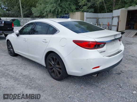 2014 Mazda 6 i Grand Touring with VIN JM1GJ1W67E1139945, listed as a IAAI auction lot 42194243 with 205,545 mi miles. Bid and sale history available at carsss.com. Image 3.
