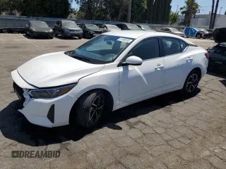 2024 Nissan Sentra SV with VIN 3N1AB8CV0RY366065, listed as a Copart auction lot 61090335 with 15,676 mi miles and Salvage title. Bid and sale history available at DreamBid. Image 1.