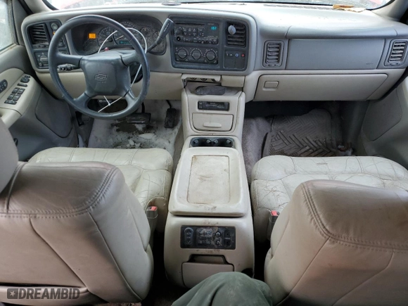 2002 Chevrolet Tahoe LT with VIN 1GNEK13Z72J273456, listed as a Copart auction lot 47582045 with 154,863 mi miles and Salvage Title. Bid and sale history available at carsss.com. Image 8.