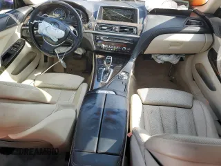 2013 BMW 6 Series 640i with VIN WBA6A0C58DDZ03250, listed as a Copart auction lot 52081974 with 146,345 mi miles and Salvage Title. Bid and sale history available at DreamBid. Image 8.