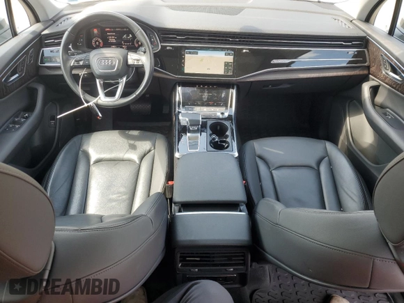 2020 Audi Q7 Premium with VIN WA1AJAF70LD010885, listed as a Copart auction lot 52346325 with 51,962 mi miles and Salvage Title. Bid and sale history available at carsss.com. Image 8.