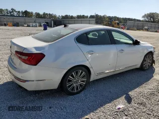 2015 Kia Cadenza Premium with VIN KNALN4D76F5171082, listed as a Copart auction lot 77763144 with 158,430 mi miles and Clean Title. Bid and sale history available at carsss.com. Image 3.