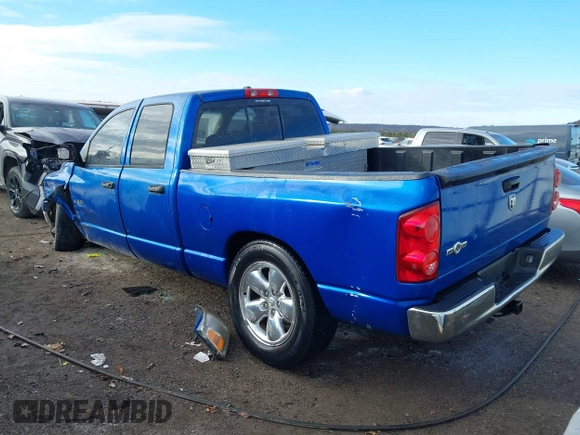 2008 Dodge Ram 1500 SLT with VIN 1D7HA18248S579155, listed as a IAAI auction lot 41412642 with 177,128 mi miles. Bid and sale history available at carsss.com. Image 3.