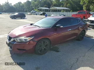 2017 Nissan Maxima SR with VIN 1N4AA6AP1HC377386, listed as a Copart auction lot 61031385 with 353,239 mi miles and Salvage title. Bid and sale history available at DreamBid. Image 1.