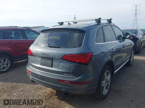 2015 Audi Q5 Premium Plus with VIN WA1LFAFP1FA024570, listed as a IAAI auction lot 42292983 with 182,114 mi miles and . Bid and sale history available at DreamBid. Image 4.
