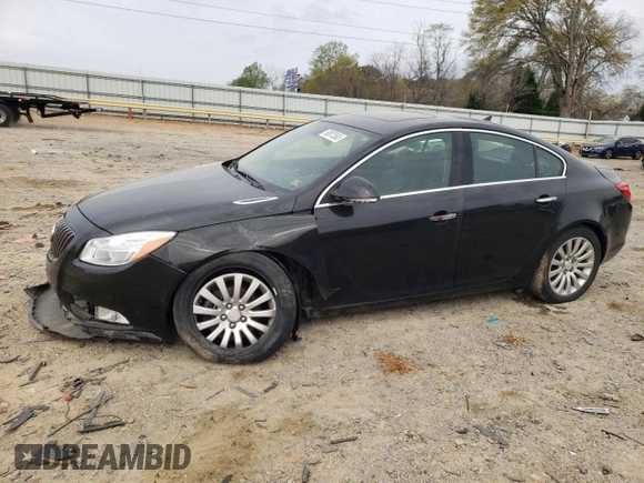 2013 Buick Regal Turbo Premium 1 with VIN 2G4GS5EV6D9184619, listed as a Copart auction lot 50875565 with 119,743 mi miles and Salvage Title. Bid and sale history available at carsss.com. Image 1.