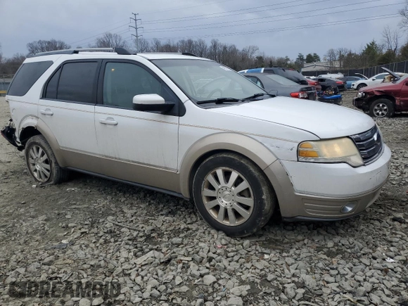 2008 Ford Taurus X Eddie Bauer z VIN 1FMDK07W18GA20603, wystawiony jako Copart lot #46578745 z przebiegiem Nie podano mil oraz Szkoda całkowita • Salvage title. Historia ofert i sprzedaży dostępna na DreamBid. Obrazek 4.