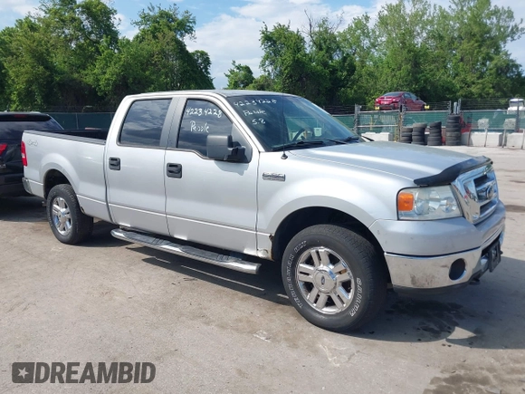 2007 Ford F-150 XLT with VIN 1FTPW14V57FB30839, listed as a IAAI auction lot 42234228 with 171,248 mi miles and . Bid and sale history available at DreamBid. Image 1.