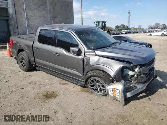 2021 Ford F-150 XL z VIN 1FTFW1E53MFA40224, wystawiony jako Copart lot #50590415 z przebiegiem 81 398 mil mil oraz Szkoda całkowita • Salvage title. Historia ofert i sprzedaży dostępna na DreamBid. Obrazek 4.