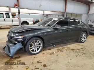 2022 Genesis G70 2.0T with VIN KMTG34TA1NU088981, listed as a Copart auction lot 88038865 with 29,407 mi miles and Salvage Title. Bid and sale history available at DreamBid. Image 1.