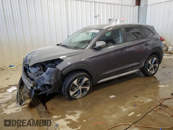 2018 Hyundai Tucson Sport with VIN KM8J3CALXJU747858, listed as a Copart auction lot 55984945 with 53,526 mi miles and Clean title. Bid and sale history available at DreamBid. Image 1.