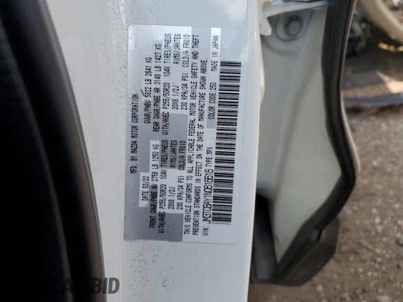 2022 Mazda CX-9 Touring Plus with VIN JM3TCBAY1N0616616, listed as a Copart auction lot 67702904 with 28,436 mi miles and Salvage Title. Bid and sale history available at carsss.com. Image 13.
