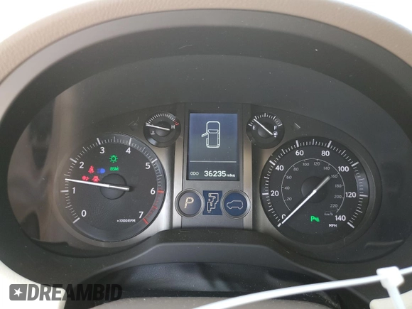 2019 Lexus GX 460 z VIN JTJBM7FX6K5229201, wystawiony jako Copart lot #53390935 z przebiegiem 36 235 mil mil oraz Nie do naprawy • Non repairable. Historia ofert i sprzedaży dostępna na DreamBid. Obrazek 9.