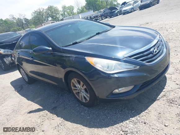 2013 Hyundai Sonata GLS with VIN 5NPEB4AC1DH751357, listed as a IAAI auction lot 42046348 with 118,619 mi miles. Bid and sale history available at carsss.com. Image 1.