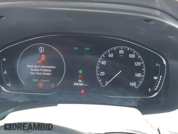 2019 Honda Accord Sport with VIN 1HGCV2F32KA013567, listed as a IAAI auction lot 42493535 with 96,380 mi miles and . Bid and sale history available at DreamBid. Image 7.