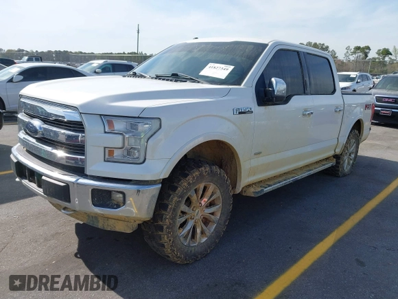 2016 Ford F-150 XLT with VIN 1FTEW1EG6GFD49154, listed as a IAAI auction lot 41827349 with 166,278 mi miles. Bid and sale history available at carsss.com. Image 2.