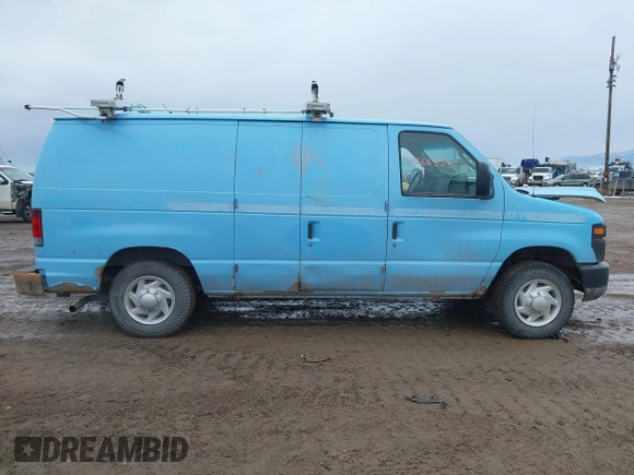 2012 Ford Econoline Cargo Commercial with VIN 1FTNE1EW4CDA80250, listed as a IAAI auction lot 41566553 with 197,626 mi miles and . Bid and sale history available at carsss.com. Image 13.