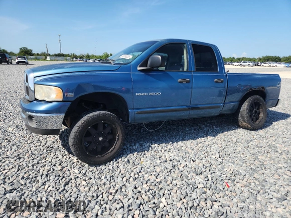 2005 Dodge 1500 SLT z VIN 1D7HU18D95J591540, wystawiony jako Copart lot #58260035 z przebiegiem 232 384 mil mil oraz Szkoda całkowita • Salvage title. Historia ofert i sprzedaży dostępna na DreamBid. Obrazek 1.