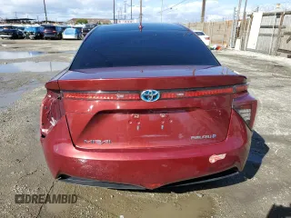 2018 Toyota Mirai with VIN JTDBVRBD5JA004443, listed as a Copart auction lot 45682005 with 76,567 mi miles and Salvage title. Bid and sale history available at DreamBid. Image 6.