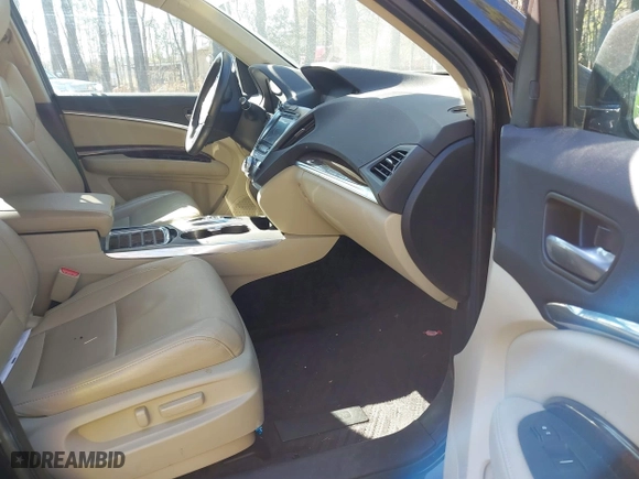 2017 Acura MDX w/Technology Pkg with VIN 5FRYD4H51HB006562, listed as a IAAI auction lot 41656371 with 64,142 mi miles. Bid and sale history available at carsss.com. Image 5.