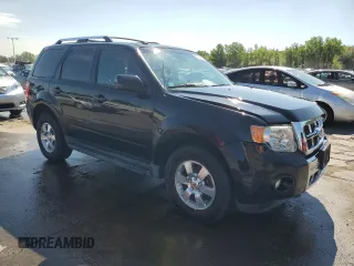 2012 Ford Escape Limited with VIN 1FMCU9EG4CKB53870, listed as a Copart auction lot 59166885 with 168,877 mi miles and Salvage title. Bid and sale history available at DreamBid. Image 4.