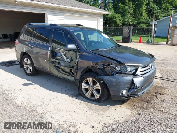 2012 Toyota Highlander Limited with VIN 5TDDK3EH8CS153044, listed as a IAAI auction lot 42565569 with 156,381 mi miles and . Bid and sale history available at DreamBid. Image 1.
