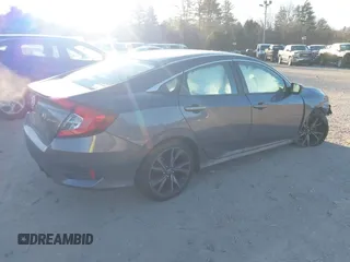 2020 Honda Civic Sedan Sport with VIN 2HGFC2F82LH516663, listed as a IAAI auction lot 41282347 with 40,451 mi miles. Bid and sale history available at carsss.com. Image 4.