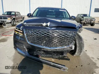 2023 Genesis GV80 with VIN KMUHCESC3PU107607, listed as a Copart auction lot 85735624 with 68,373 mi miles and Salvage Title. Bid and sale history available at DreamBid. Image 5.