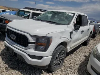 2023 Ford F-150 XL with VIN 1FTEW1EPXPFC20804, listed as a Copart auction lot 56555615 with 60,984 mi miles and Salvage title. Bid and sale history available at DreamBid. Image 1.