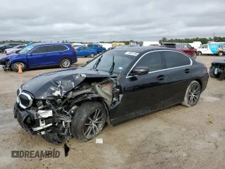 2020 BMW 3 Series 330i with VIN 3MW5R1J07L8B23382, listed as a Copart auction lot 45024295 with 0 mi miles and Salvage Title. Bid and sale history available at carsss.com. Image 1.