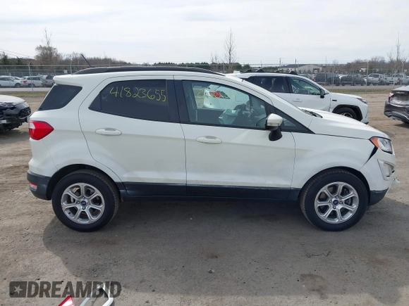 2020 Ford EcoSport SE with VIN MAJ3S2GE8LC316601, listed as a IAAI auction lot 41823655 with 32,574 mi miles and . Bid and sale history available at DreamBid. Image 14.