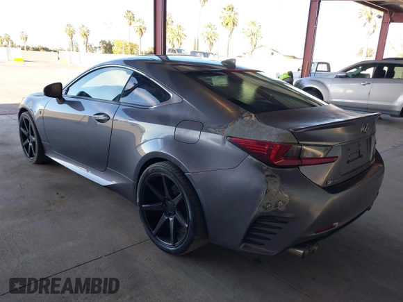 2015 Lexus RC 350 F Sport z VIN JTHHE5BC8F5003098, wystawiony jako IAAI lot #41712949 z przebiegiem 55 419 mil mil oraz . Historia ofert i sprzedaży dostępna na DreamBid. Obrazek 3.
