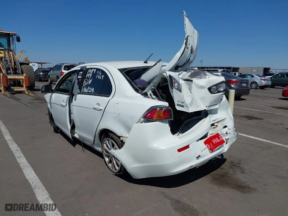 2014 Mitsubishi Lancer ES with VIN JA32U2FU3EU020969, listed as a IAAI auction lot 40337757 with 1 mi miles. Bid and sale history available at carsss.com. Image 3.