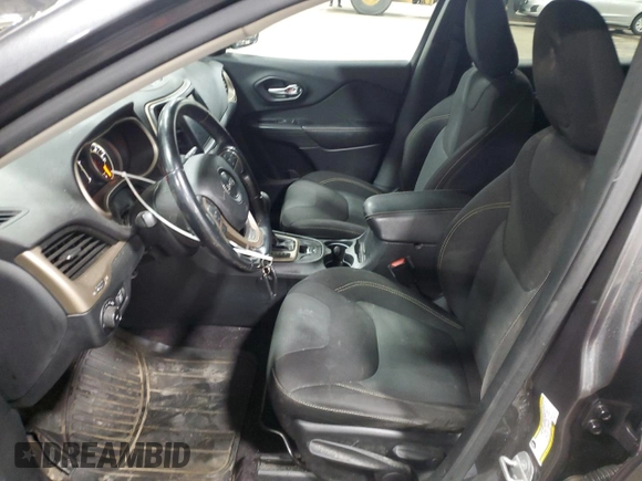 2016 Jeep Cherokee Altitude with VIN 1C4PJLCB5GW274201, listed as a Copart auction lot 81556304 with 130,582 mi miles and Salvage Title. Bid and sale history available at carsss.com. Image 7.