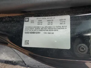 2011 Cadillac CTS with VIN 1G6DC1EDXB0120761, listed as a Copart auction lot 66814344 with 393,491 mi miles and Salvage Title. Bid and sale history available at DreamBid. Image 12.