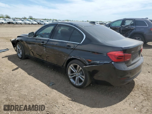2017 BMW 3 Series 330i xDrive with VIN WBA8D9G52HNU58566, listed as a Copart auction lot 55513105 with Not provided miles and Salvage title. Bid and sale history available at DreamBid. Image 2.