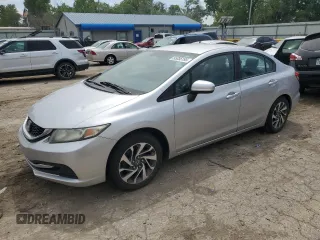 2014 Honda Civic LX z VIN 19XFB2F57EE015466, wystawiony jako Copart lot #55055195 z przebiegiem 121 305 mil mil oraz Szkoda całkowita • Salvage title. Historia ofert i sprzedaży dostępna na DreamBid. Obrazek 1.