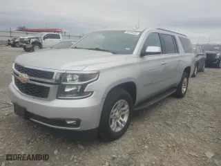 2018 Chevrolet Suburban LT with VIN 1GNSKHKC7JR349864, listed as a Copart auction lot 50248435 with 129,124 mi miles and Salvage Title. Bid and sale history available at carsss.com. Image 1.