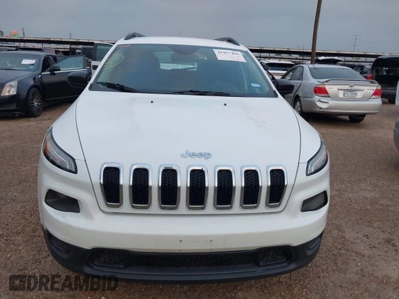 2015 Jeep Cherokee Sport with VIN 1C4PJLAB5FW761559, listed as a IAAI auction lot 41957494 with 54,614 mi miles. Bid and sale history available at carsss.com. Image 6.