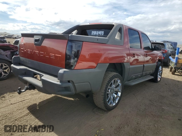 2002 Chevrolet Avalanche with VIN 3GNEK13TX2G303997, listed as a Copart auction lot 76538884 with Not Provided miles and Salvage Title. Bid and sale history available at carsss.com. Image 3.