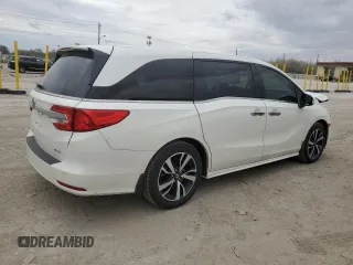 2019 Honda Odyssey Elite z VIN 5FNRL6H93KB069516, wystawiony jako Copart lot #53795885 z przebiegiem 96 808 mil mil oraz Szkoda całkowita • Salvage title. Historia ofert i sprzedaży dostępna na DreamBid. Obrazek 3.