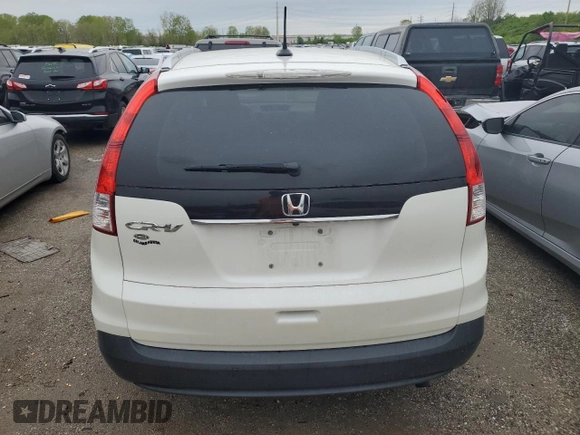 2012 Honda CR-V EX-L with VIN 5J6RM3H72CL033948, listed as a Copart auction lot 49062174 with 121,067 mi miles and Salvage Title. Bid and sale history available at carsss.com. Image 6.